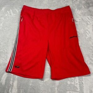 Vtg Akademiks Stadium Division Basketball Shorts Mens 2XL Red Athletic Workout